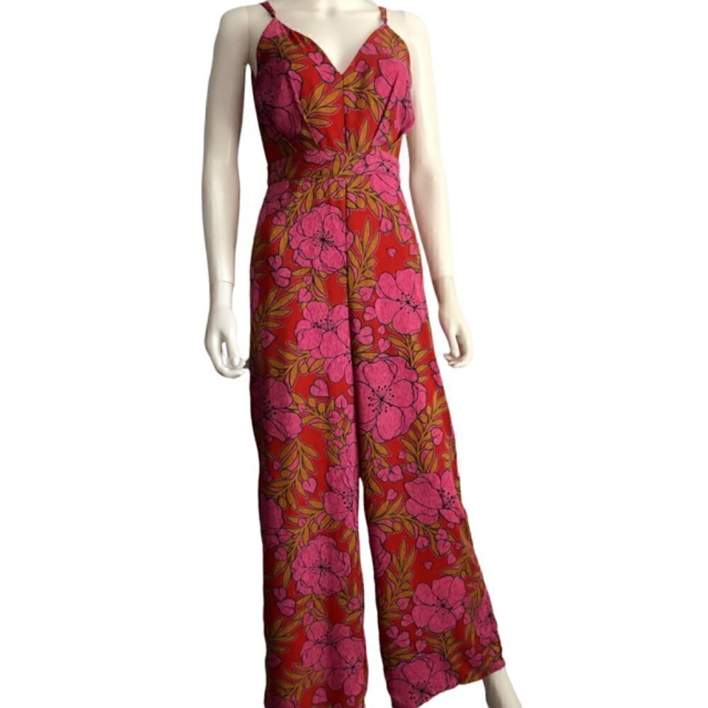 Dee Elly Floral Jumpsuit Small